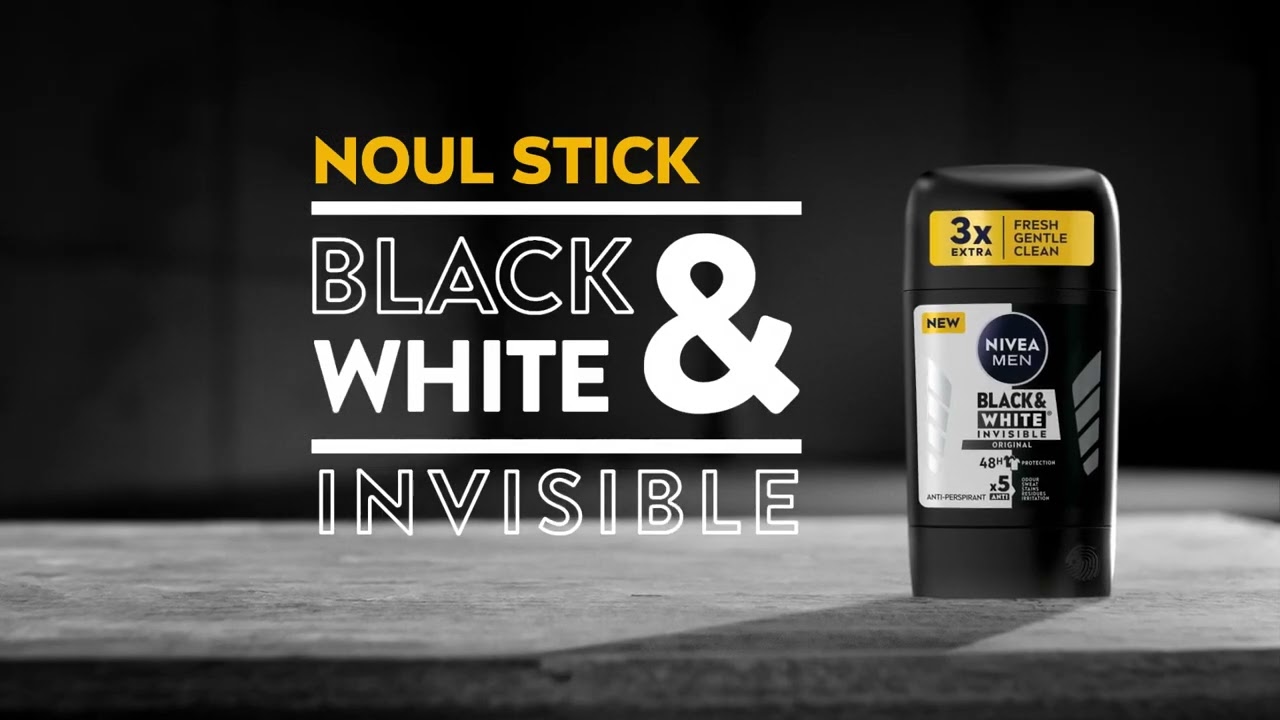 Descoper noul Deodorant Stick NIVEA Black  White Invisible