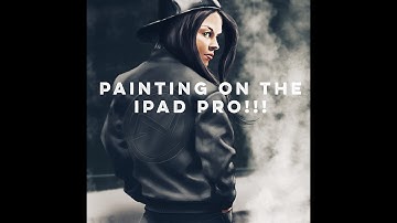 iPad pro procreate painting time lapse with Apple pencil