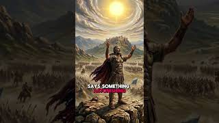 [THE FORBIDDEN MIRACLE IN BIBLE] When Joshua Stopped the Sun #shorts