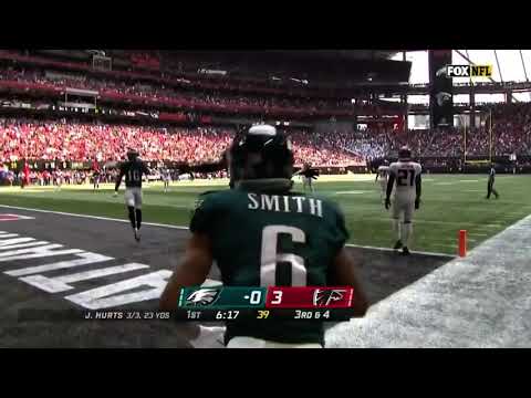 Philadelphia Eagles Devonta Smith first Career Touchdown