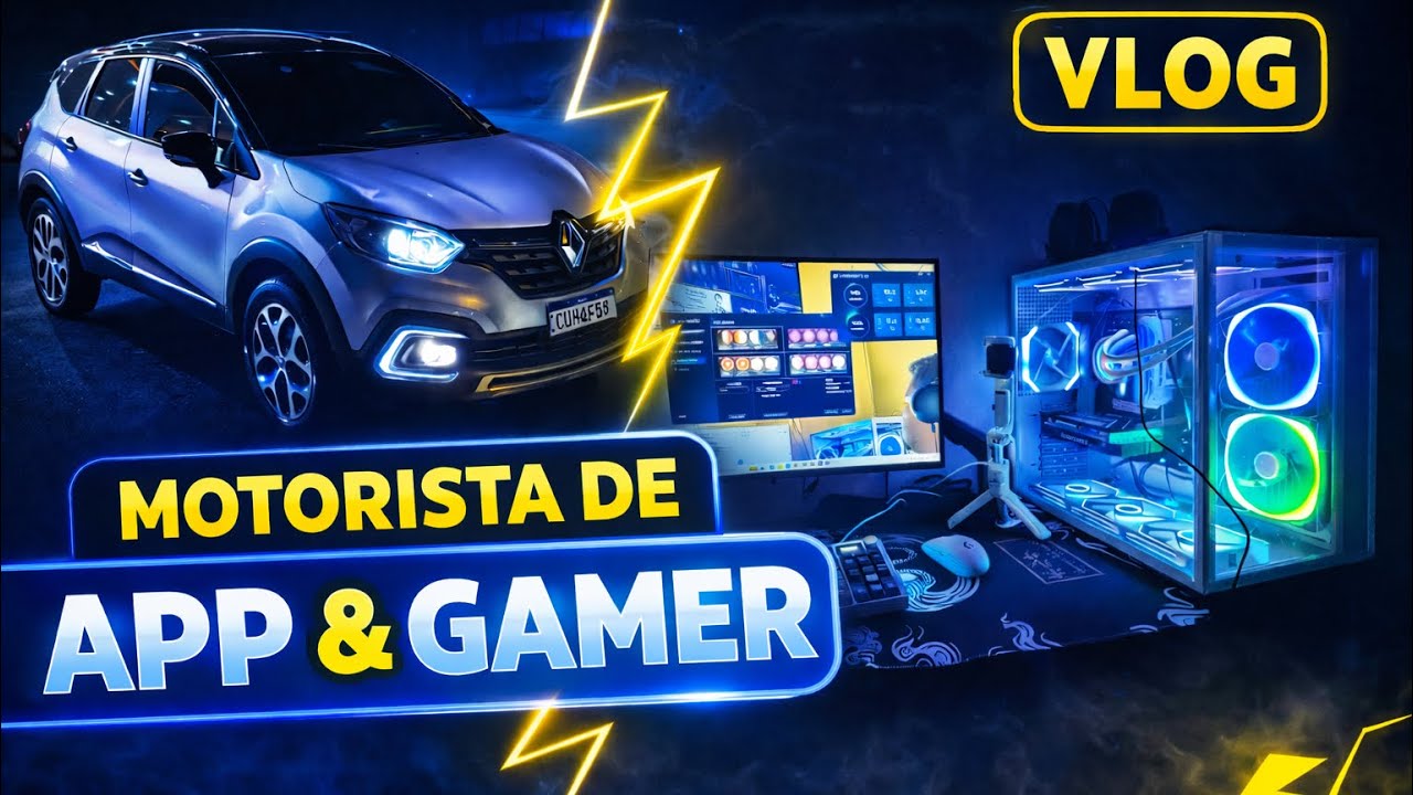 🔵ASSIM SERÁ OS VLOGS DO CANAL ROTINA UBER + GAMER