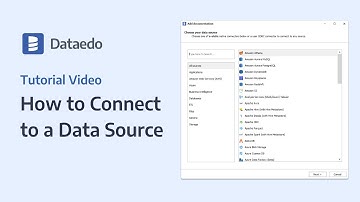 Dataedo Tutorial: How to Connect to a Data Source?