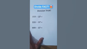 Division Tips and Tricks | Easy Division Tricks for Large and Small Numbers!😎 #maths #math #tricks