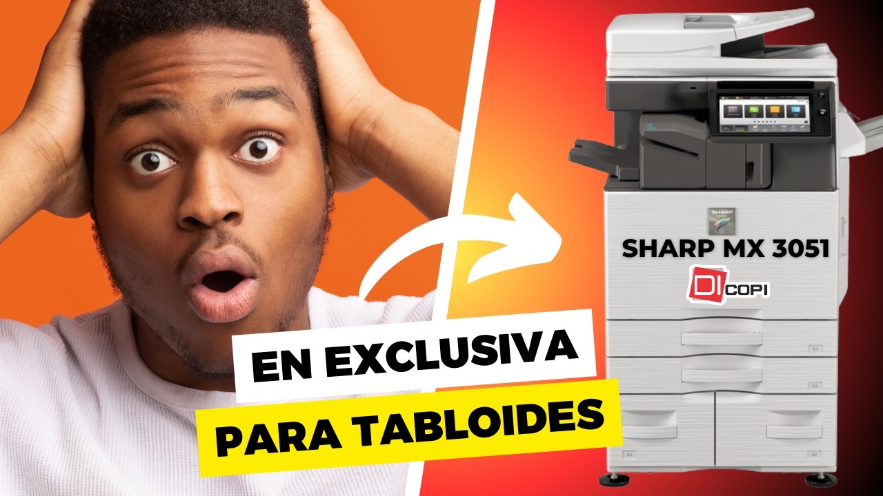 Sharp 3051 Panel Sharp Mx 3051 Equipo a color para tabloides #dicopitlax #sharp # ...