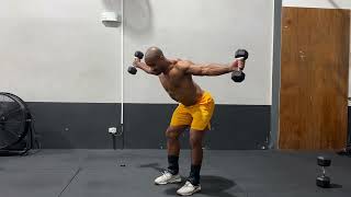 BENT OVER REVERSE FLY WITH EXTERNAL ROTATION