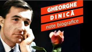 GHEORGHE DINICĂ - note biografice