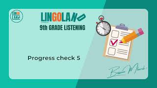 9th grade - Progress Check 5