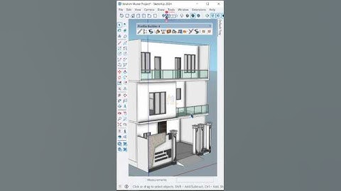 The Fastest way to Create Glass Railing in SketchUp with Profile builder 4 Plugin #cadshow #plugins