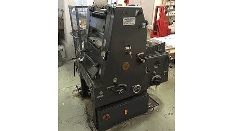 Heidelberg GTO46 Impresora Offset Usada