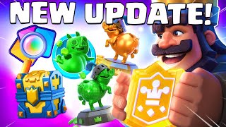 NEW CHAMPION CHEST OPENING &amp; MORE! Clash Royale New Update!