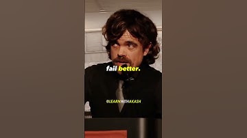 Ever Failed! Try again 🔥 | Peter Dinklage