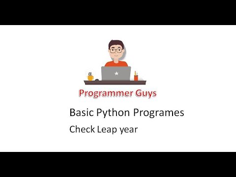 Check leap year in python