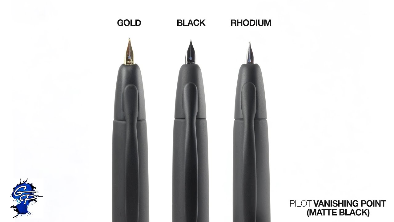 Pilot Vanishing Point Fountain Pen - Black Matte - The Goulet Pen