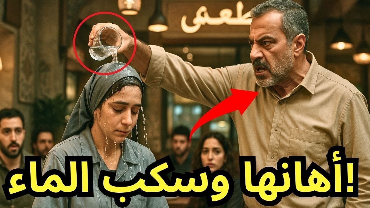 أهان الخادمة وسكب الماء على رأسها... فانهار حين دخل المالك الجديد وناداها 