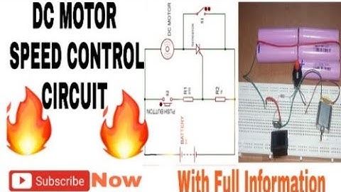 #DCMOTORSPEEDCONTROLLER DC MOTOR SPEED CONTROL USE THYRISTOR & MOSFET