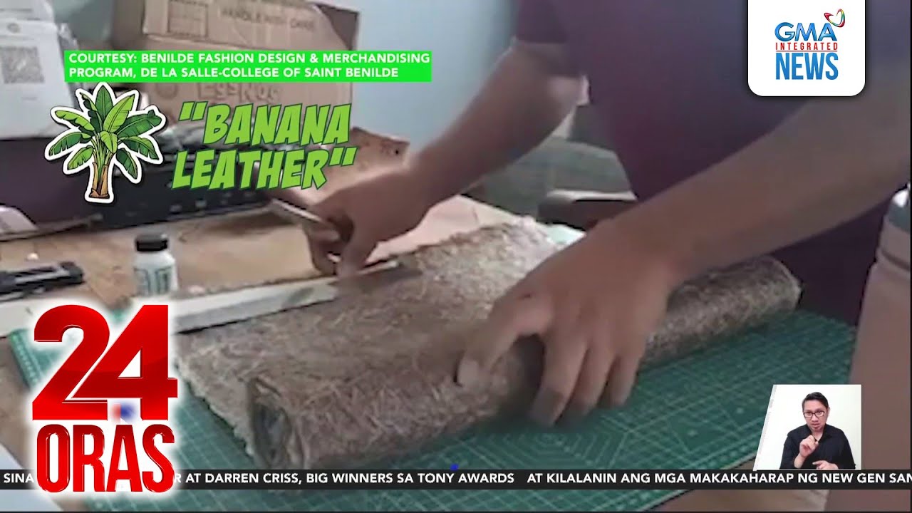 Banana leather, eco-friendly alternative dahil biodegradeable 'di tulad ng synthetic | 24 Oras