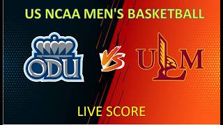 Old Dominion Monarchs vs UL Monroe Warhawks | US NCAA Men's Basketball Live Score