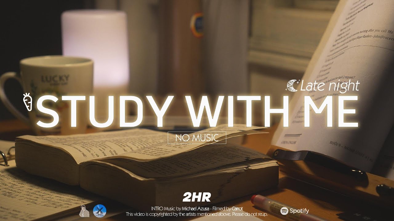 2-HOUR STUDY WITH ME  | NO MUSIC, relaxing rain sounds🌧️ | Pomodoro 50-10