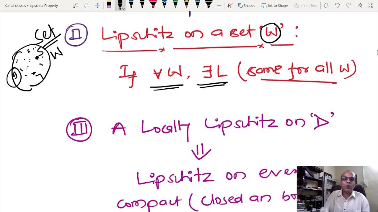 EE565 Lecture19 Control Systems) Lipschitz Property of a Function YouTube