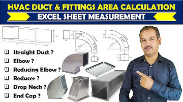 Duct Area Calculations of Rectangular Ducts & Fittings Part 1 in Urdu