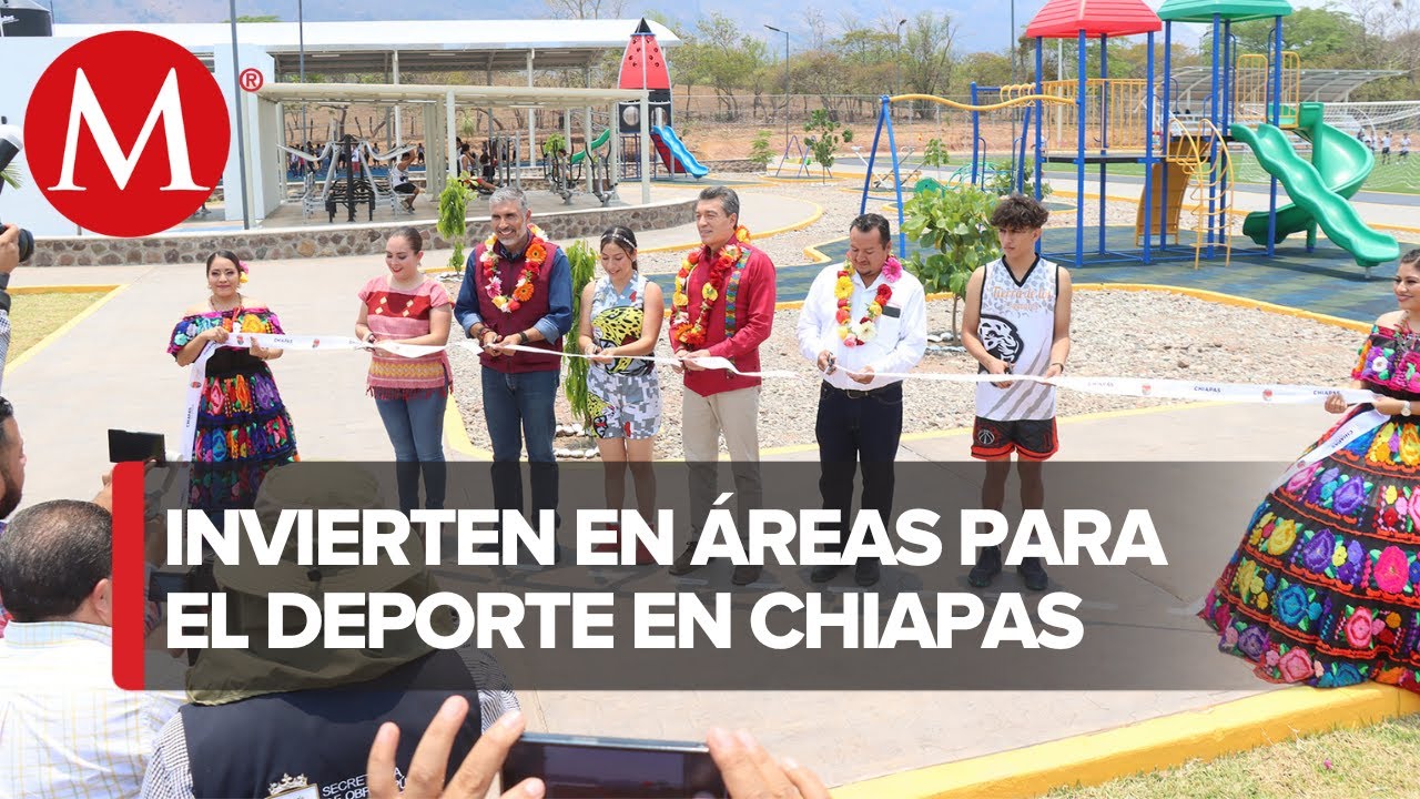 Gobernador de Chiapas inaugura unidad deportiva en el municipio de ...