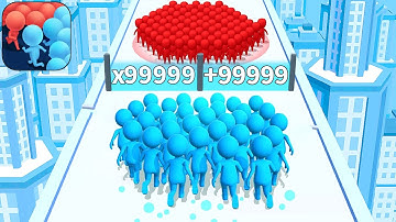 Count Masters Cowd Runner - Gameplay (iOS,Android) Walkthrough All Levels New Satisfying Mobile Game