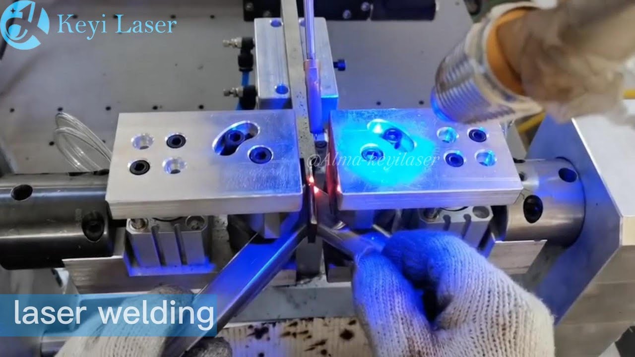 Automatic laser welding - YouTube