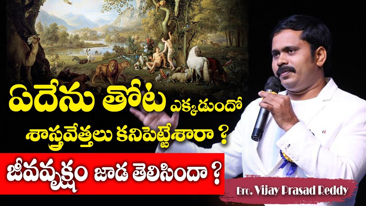 ఏదేను తోట ఏ దేశంలో ఉందో కనిపెట్టేశారా ? | జీవవృక్షం ఇంకా భూమి మీదే ఉందా? | Vijay Prasad Anna Message
