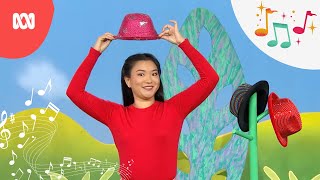 Put on Your Hat Song 🎩🎶 | Play School Lights, Camera, Action | ABC Kids