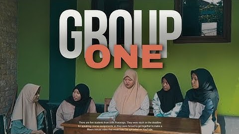 Mid-term exam assignment for Speaking course ~ Group One