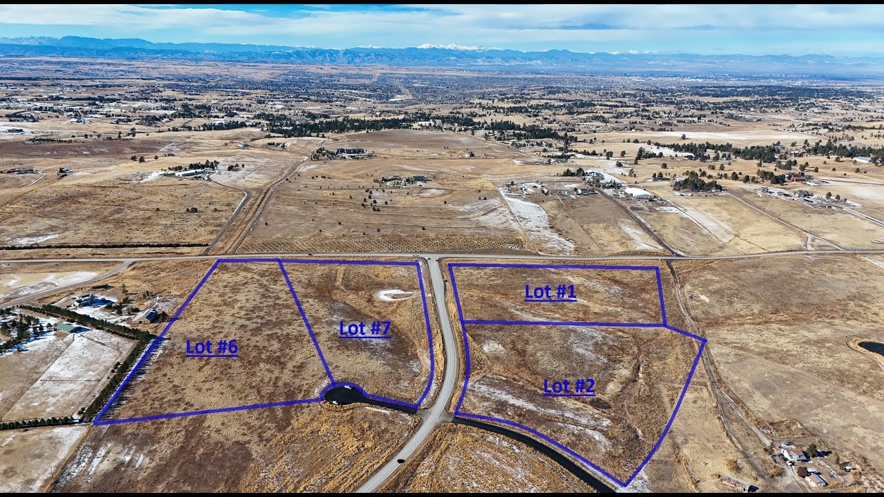 4 10 Acre Lots In Parker Colorado Youtube 