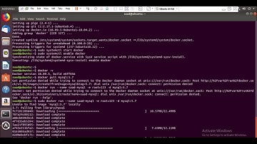 How to install Docker with mysql+phpmyadmin in Ubuntu 18 04