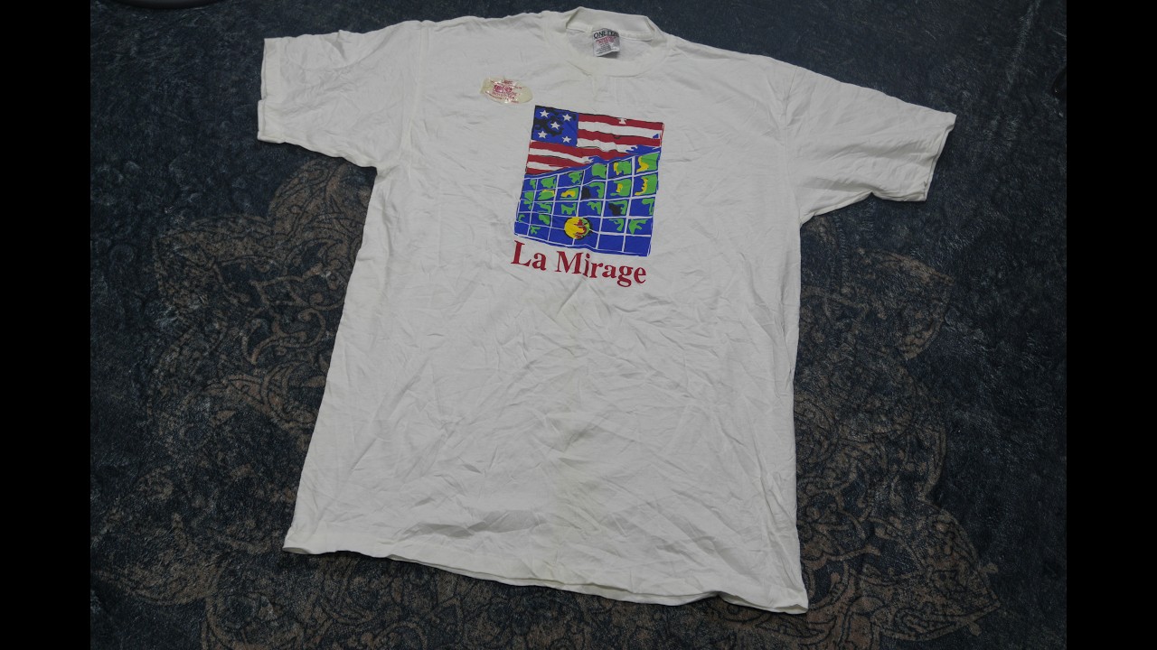 90s ONEITA POWER-T USA製 La Mirage プロモTシャツ - YouTube