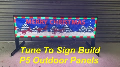Tune To Sign P5 Panel Enclosure Build  - Part 1