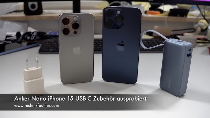 iPhone 15 Pro  Warum du neues USB-C Zubehör brauchst: Anker Nano 