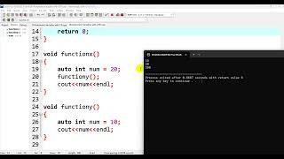 33-Automatic Variables with CPP in DSA | Data Structures and Algorithms in C/C++