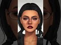 Cassandra Goth makeover| TikTok:@simmingwab| The sims 4 #sims #thesims4 #cassandragoth #shorts