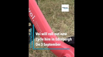 Voi bikes introduced in Edinburgh
