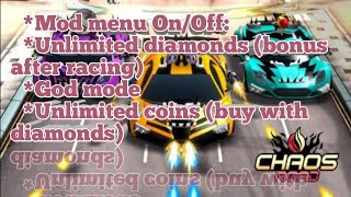 Download Chaos Road: Combat Racing v.3.8 (God Mode and Unlimited Gems) screenshot 4