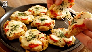 Crispy and Soft! Perfect Mini Potato Pizza! No Flour. No Oven.