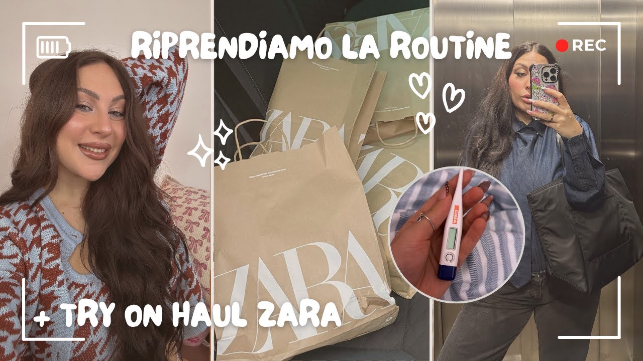 RIPRENDIAMO LA ROUTINE ✨ try on haul ZARA, spesa, nuove unghie & lavoro