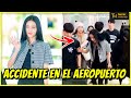 JISOO ATRAE LA ATENCIÓN POR PEQUEÑO ACCIDENTE EN EL AEROPUERTO 😅