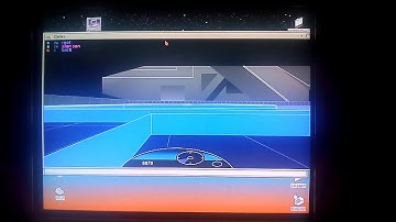 SGI O2 running one of the IRIX demos tron bikes