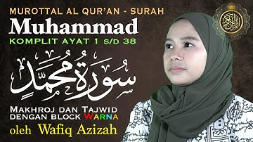 Murottal Merdu Surah Muhammad Lengkap Tajwid Warna - Hj. Wafiq Azizah