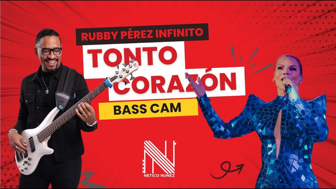 Tonto Corazon - Rubby Perez en vivo | Bass Cover | Rubby Perez Infinito | Olga Tañon | Ernesto Nunez
