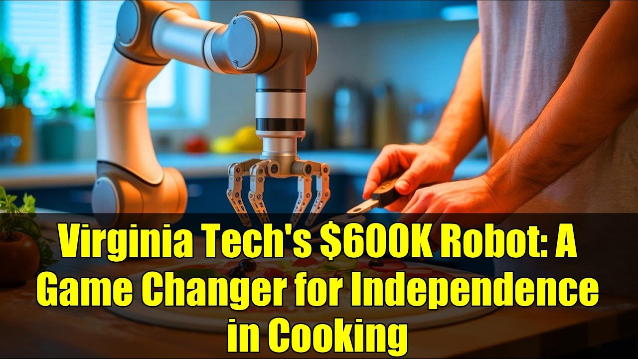 Virginia Tech's $600K Robot: A Game Changer for Independence in Cooking