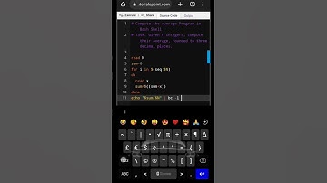 Compute the Average | Bash | Learning #Compute #the #average #bash #learning #youtubeshorts 🙇🤔🔥