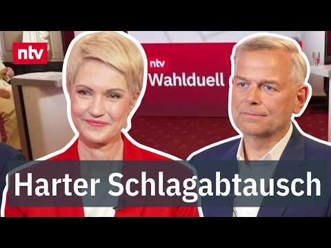 AfD leads SPD: Schwesig and Holm battle for Mecklenburg-Vorpommern | ntv