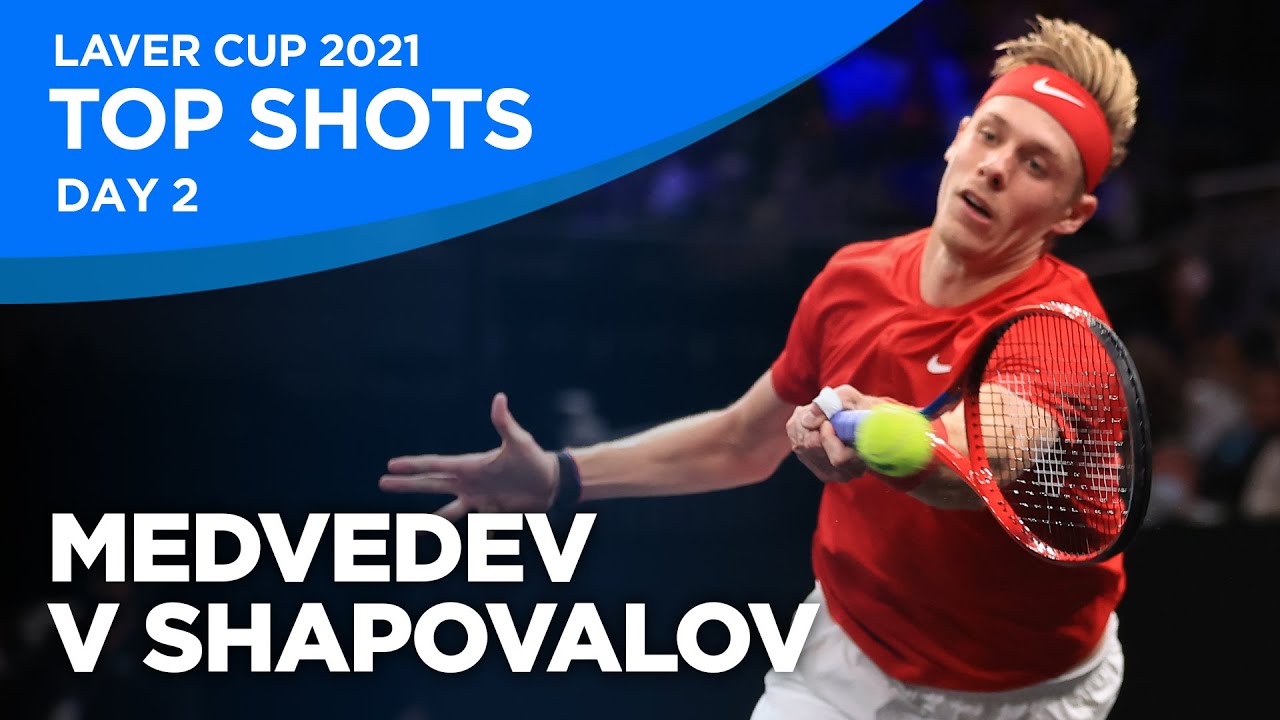 Medvedev v Shapovalov Top Shots Day 2 Laver Cup 2021
