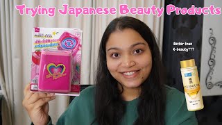 Trying Japanese Beauty Products & Tools | Huge Japanese Beauty Haul | Japanese Skincare